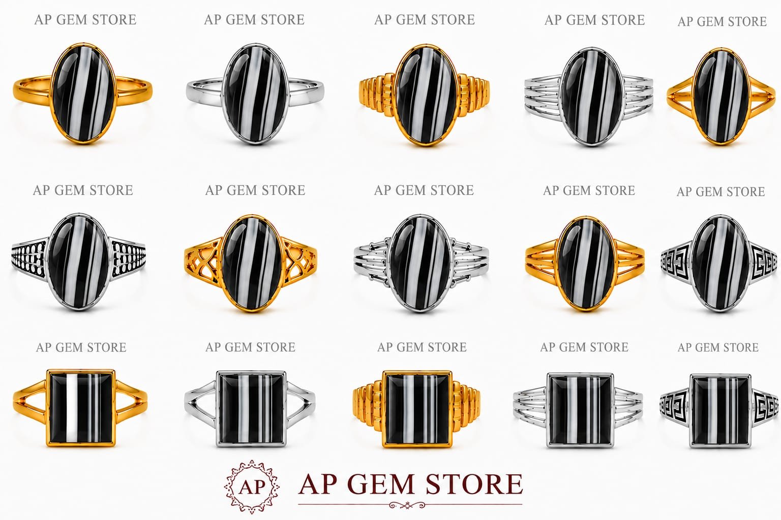 Onyx Rings